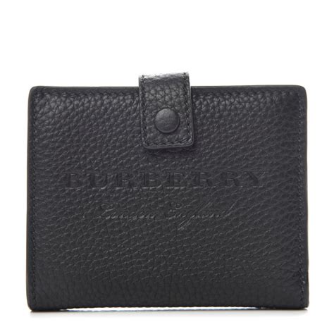 burberry lakeside wallet|BURBERRY Soft Grained Calfskin Logo Embossed Lakeside .